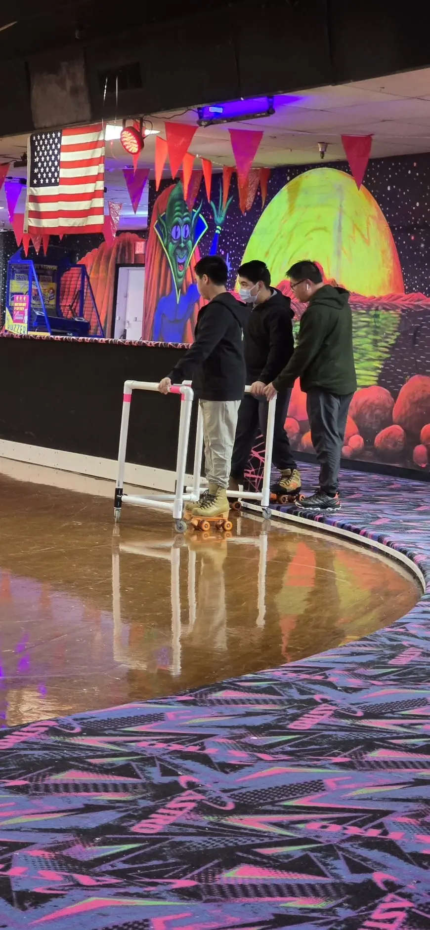 تزلج الأولاد