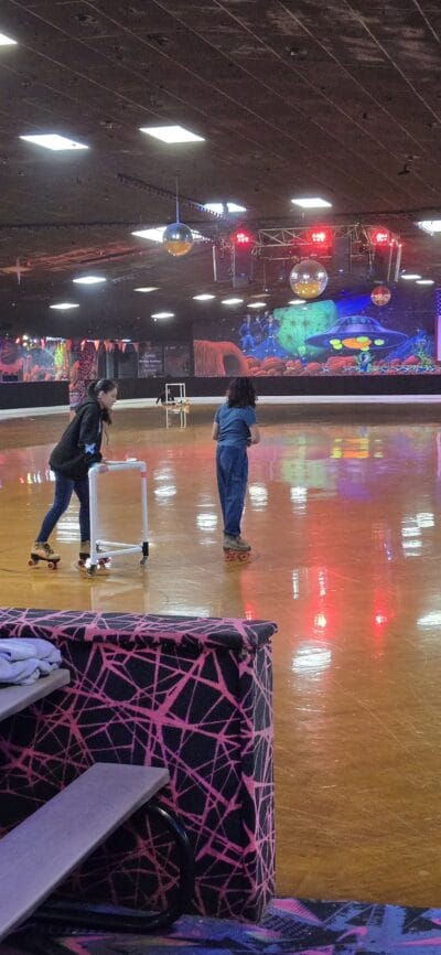 تزلج الطلاب